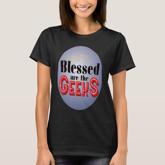 Geeks Christelijk Nerd Pun T-shirt (Voorkant)