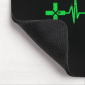 Geeks Heartbeat Gaming Muismat (Hoek)