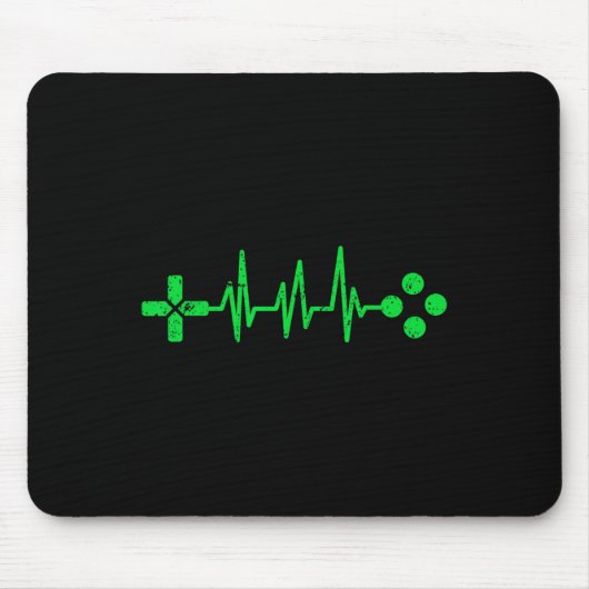 Geeks Heartbeat Gaming Muismat (Voorkant)