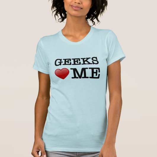 Geeks houden van me t-shirt (Voorkant)