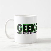 Geeks maakt betere Boyvriendenkoffie Mok (Links)