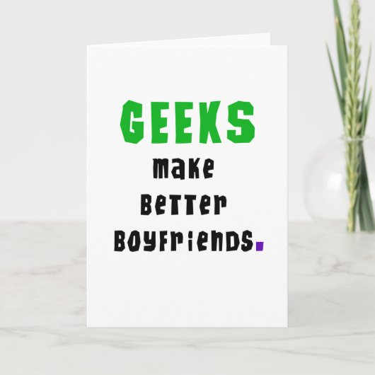 Geeks maakt Betere Vrienden Kaart (Voorkant)