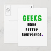 Geeks maken betere vrienden briefkaart (Voorkant / Achterkant)