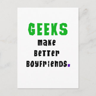 Geeks maken betere vrienden briefkaart