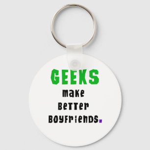 Geeks maken betere vrienden sleutelhanger