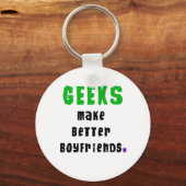 Geeks maken betere vrienden sleutelhanger (Voorkant)