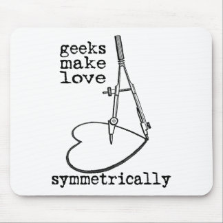 Geeks maken liefde symmetrisch muismat