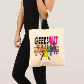 Geeks OUT Canvas tas (Voorkant (product))