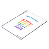 Geek's Rainbow Notitieboek (Linkerzijde)