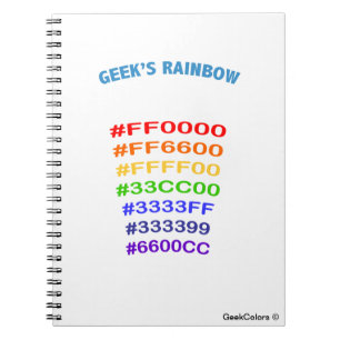 Geek's Rainbow Notitieboek