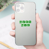 Geeks Regel Periodieke Tabelslogan Sticker (Telefoon)
