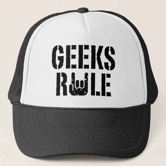 Geeks Regel Trucker Pet (Voorkant)