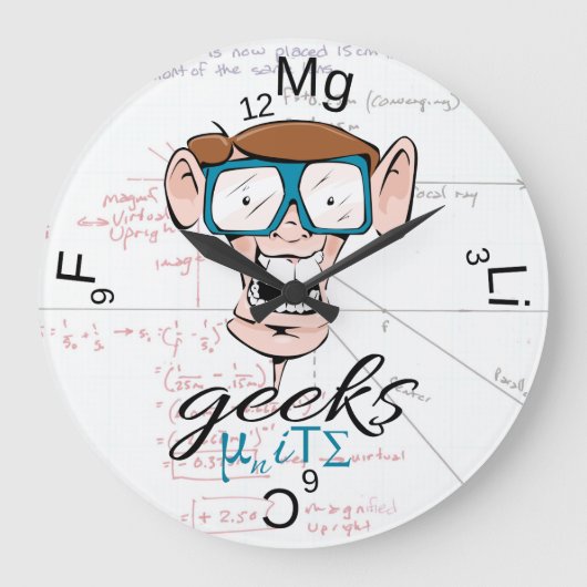 Geeks verenigen grote klok (Voorkant)