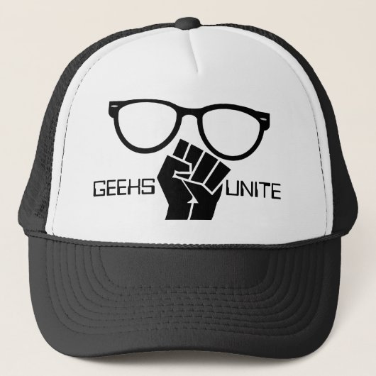 Geeks verenigen zich! Trucker Hat Pet (Voorkant)
