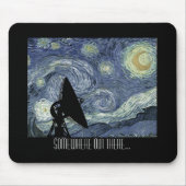 Geeky Astronomy Mousepad Muismat (Voorkant)