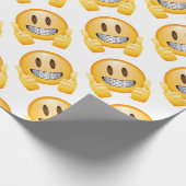 Geeky Braces Emoji Cadeaupapier (Hoek)