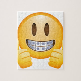 Geeky Braces Emoji Legpuzzel