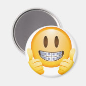Geeky Braces Emoji Magneet (Voorkant / Achterkant)