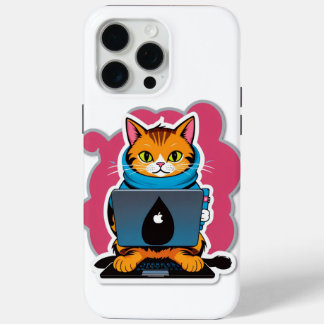 Geeky Cat serie iPhone 15 Pro Max Hoesje
