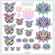 Geeky Chic Sticker — blad