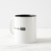 Geeky Control Alt Del Vergaderingen Tweekleurige Koffiemok (Voorkant links)