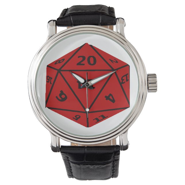 Geeky Dice Horloge (Voorkant)