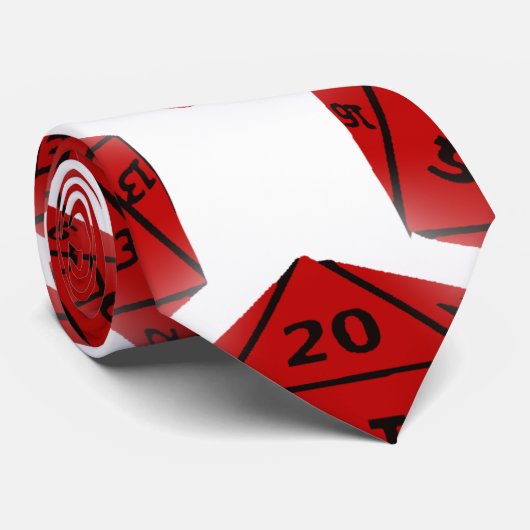 Geeky Dice Stropdas (Opgerold)