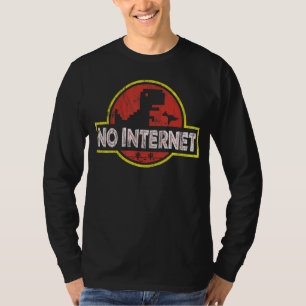 Geeky Dinosaurus Pixel Nerdy Computer Programmeren T-shirt