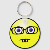 Geeky Face Sleutelhanger (Voorkant)