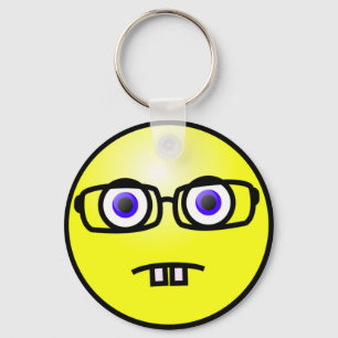 Geeky Face Sleutelhanger