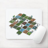 Geeky Farming Grid – Landbouw ontmoet AI-muis Muismat (Met muis)