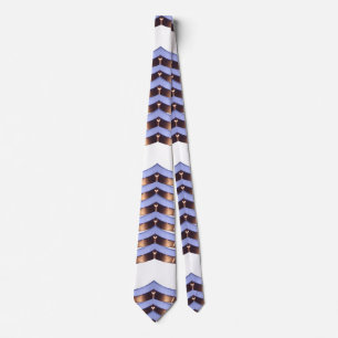 Geeky Futurist Scifi Cyborg Cricket Diane Metallic Stropdas