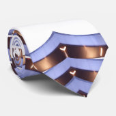 Geeky Futurist Scifi Cyborg Cricket Diane Metallic Stropdas (Opgerold)