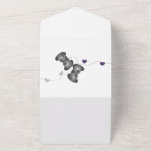 Geeky Gamers allemaal in één bruiloft uitnodigen | All In One Uitnodiging (Buitenkant)