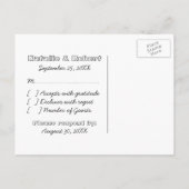 Geeky Gamers RSVP Briefkaart (Achterkant)