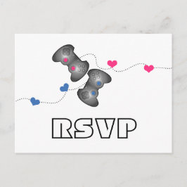 Geeky Gamers RSVP Briefkaart