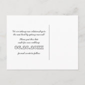 Geeky Gamers sparen de Datum Briefkaart donkerblau (Achterkant)