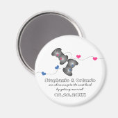 Geeky Gamers sparen de Datum Magnet (Voorkant / Achterkant)