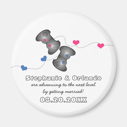 Geeky Gamers sparen de Datum Magnet (Voorkant)