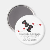 Geeky Gamers sparen de Datum Magnet, Donker Magneet (Voorkant / Achterkant)