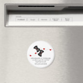 Geeky Gamers sparen de Datum Magnet, Donker Magneet (Insitu (Vaatwasser))