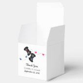 Geeky Gamers Wedding Favor Boxes Donk Roze Blauw Bedankdoosjes (Geopend)