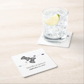 Geeky Gamers Wedding Paper Onderzetters Silver Paa (Insitu)