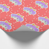 Geeky Girl Cadeaupapier (Hoek)