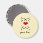 Geeky Glasses Magnet (Voorkant / Achterkant)