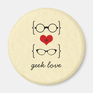 Geeky Glasses Magnet