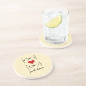 Geeky Glasses Onderzetter (Zijkant)