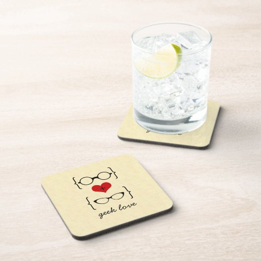 Geeky Glasses Onderzetter set (Rechterzijde)