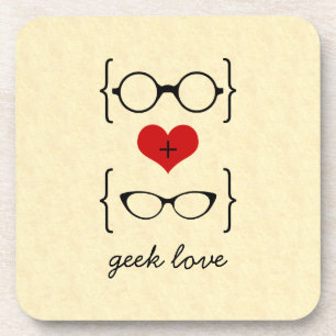 Geeky Glasses Onderzetter set