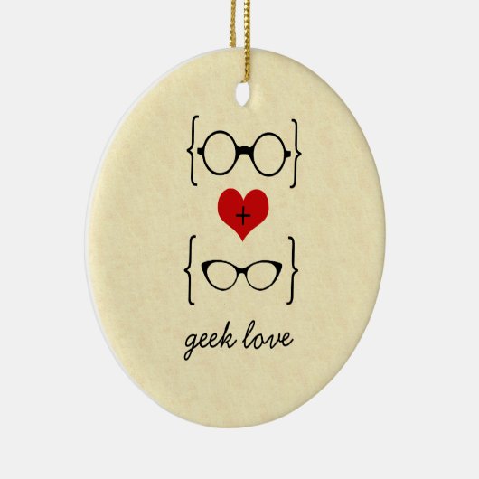 Geeky Glasses Ornament (Rechts)